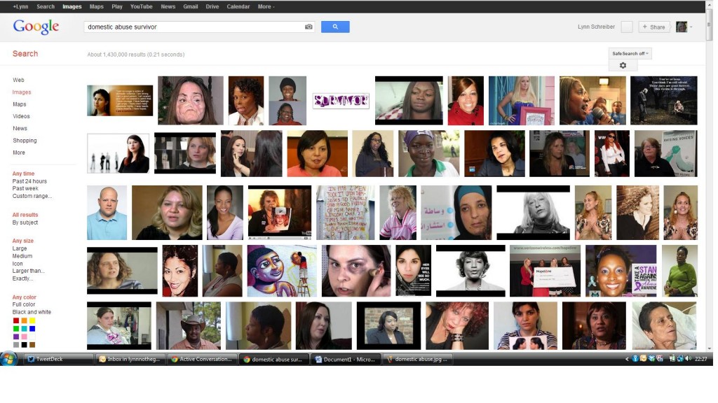 domestic abuse survivor